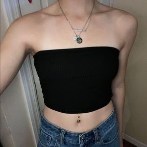 black tube top